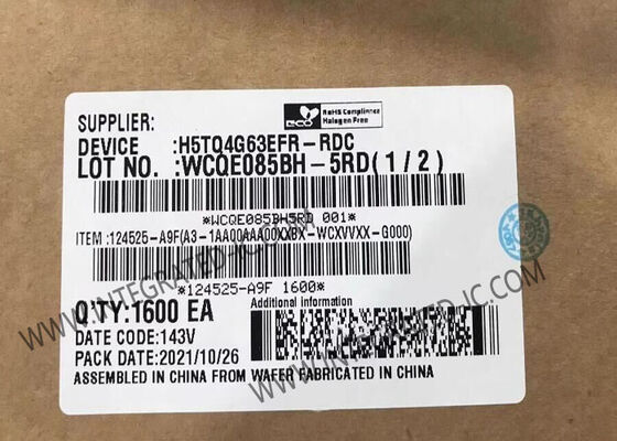 H5TQ4G63EFR-RDC 4Gbit DDR3 SDRAM মেমরি IC চিপ উচ্চ ঘনত্ব অ্যাপ্লিকেশনের জন্য FBGA-96 প্যাকেজে 2133Mbps ডেটা ট্রান্সফার রেট সহ