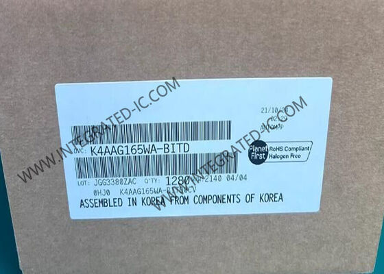 K4AAG165WA-BITD মেমরি আইসি চিপ DDR4 DRAM 16Gbit 2666Mbps ডায়নামিক র্যান্ডম অ্যাক্সেস মেমরি FBGA96