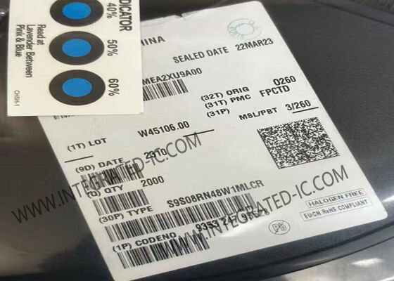 S9S08RN48W1MLCR 8-বিট S08 মাইক্রোকন্ট্রোলার MCU, 20MHz গতি সহ, LQFP32 প্যাকেজে 48KB ফ্ল্যাশ মেমরি