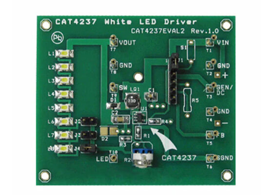 CAT4237BGEVB এম্বেডেড সলিউশনস CAT4237 ডিমযোগ্য LED ড্রাইভার মূল্যায়ন বোর্ড