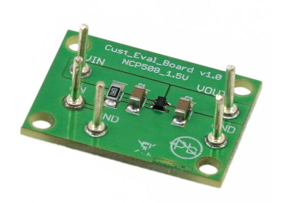 NCP508SQ15T1GEVB এম্বেডেড সলিউশনস 50mA 1-চ্যানেল লিনিয়ার ভোল্টেজ রেগুলেটর মূল্যায়ন বোর্ড