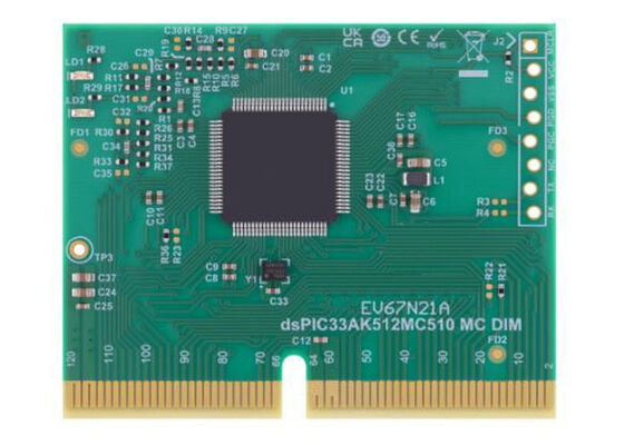 EV67N21A এমবেডেড সলিউশন DSPIC33AK512MC510 মোটর কন্ট্রোল ডুয়াল ইন-লাইন মডিউল