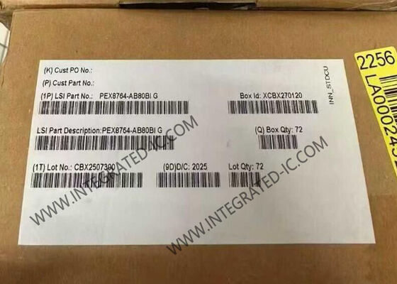 PEX8764-AB80BIG ইন্টিগ্রেটেড সার্কিট চিপ পিসিআই এক্সপ্রেস জেনার 3 সুইচ আইসি 64 লেন এবং 16 পোর্ট সহ