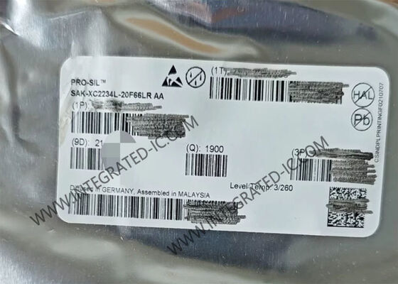 SAK-XC2234L-20F66LR AA মাইক্রোকন্ট্রোলার MCU 32-বিট পারফরম্যান্স, 1 MHz থেকে 100 MHz ফ্রিকোয়েন্সি রেঞ্জ এবং 1.8 V থেকে 3.6 V অপারেটিং ভোল্টেজের সাথে একক চিপ মাইক্রোকন্ট্রোলার