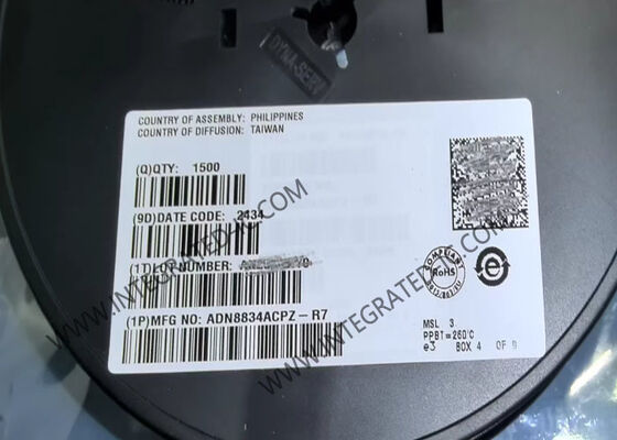 ADN8834ACPZ ইন্টিগ্রেটেড সার্কিট চিপ 1.5A তাপবিদ্যুৎ শীতল নিয়ামক নির্ভুল তাপমাত্রা নিয়ন্ত্রণের জন্য