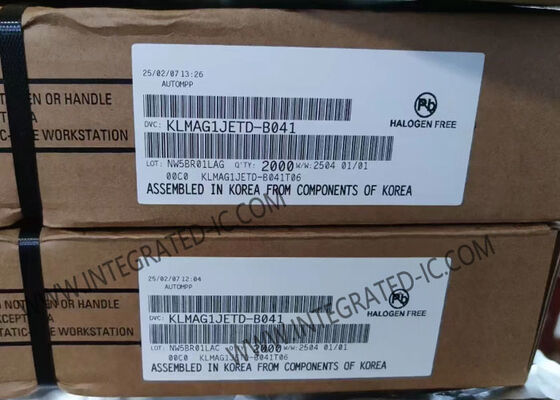 KLMAG1JETD-B041 মেমরি আইসি চিপ এম্বেডেড মাল্টিমিডিয়া কার্ড 16GB eMMC5.1 ফ্ল্যাশ মেমরি