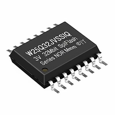 W25Q32JVSSIQ 32 Mbit 133 MHz NOR ফ্ল্যাশ মেমরি আইসি চিপ SOIC8 SpiFlash সিরিজ