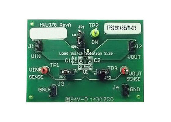 TPS22914BEVM-078 এমবেডেড সলিউশন TPS22914 লোড সুইচ মূল্যায়ন মডিউল