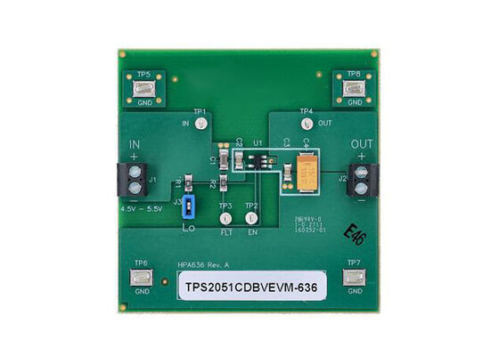 TPS2051CDBVEVM-636 এম্বেডেড সলিউশনস TPS2051C USB পাওয়ার ডিস্ট্রিবিউশন সুইচ মূল্যায়ন মডিউল