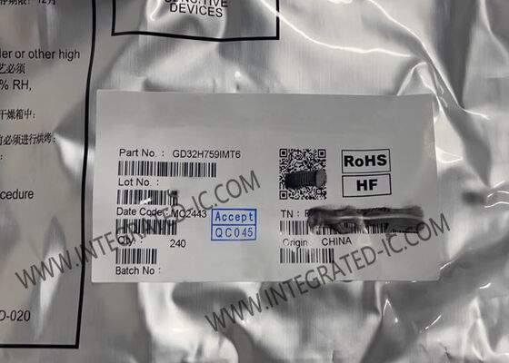 GD32H759IMT6 32-বিট মাইক্রোকন্ট্রোলার MCU, 600MHz Arm Cortex-M7 সহ, IoT অ্যাপ্লিকেশনের জন্য