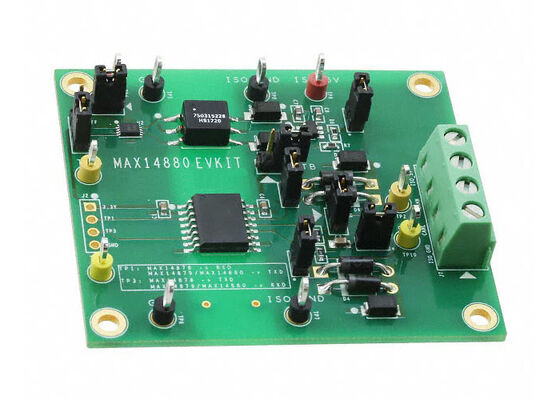 MAX14880EVKIT এম্বেডেড সলিউশনস আইসোলেটেড CANbus ট্রান্সসিভার ইন্টারফেস মূল্যায়ন বোর্ড