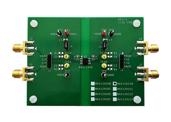 MAX12931EEVKIT এম্বেডেড সলিউশনস ডুয়াল-চ্যানেল ডিজিটাল আইসোলেটর ইন্টারফেস মূল্যায়ন বোর্ড