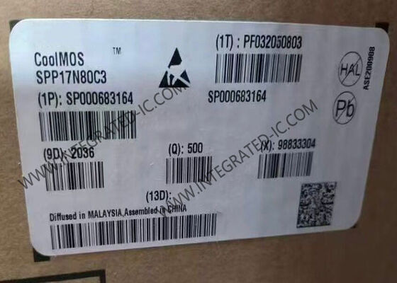 SPP17N80C3 ইন্টিগ্রেটেড সার্কিট চিপ 800V CoolMOS™ পাওয়ার ট্রানজিস্টর TO-220-3 N-চ্যানেল MOSFETs 17A