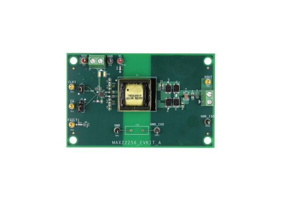 MAX22256EVKIT এমবেডেড সলিউশন 15W আইসোলেটেড এইচ-ব্রিজ ডিসি-ডিসি রূপান্তরকারী মূল্যায়ন বোর্ড