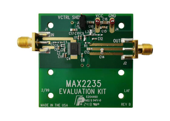 MAX2235EVKIT এমবেডেড সলিউশন MAX2235 1W অটোরাম্পিং পাওয়ার এম্প্লিফায়ার মূল্যায়ন বোর্ড