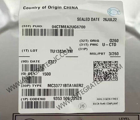 MC33771BTA1AER2 স্মার্টমোস লিথিয়াম-আয়ন ব্যাটারি নিয়ামক আইসি 7 থেকে 14 সেল ম্যানেজমেন্ট এবং SPI ইন্টারফেস সহ অটোমোটিভ অ্যাপ্লিকেশনগুলির জন্য