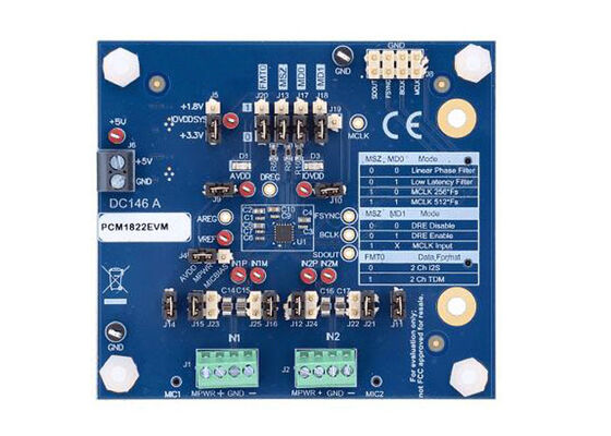 PCM1822EVM এমবেডেড সলিউশন Evaluation Module For PCM1822 হার্ডওয়্যার নিয়ন্ত্রিত অডিও এডিসি কনভার্টার