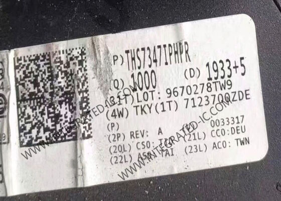 THS7347IPHPR 3-চ্যানেল ভিডিও বাফার আইসি 550 MHz ব্যান্ডউইথ এবং 1200V/μs Slew রেট সহ HTQFP48 প্যাকেজে