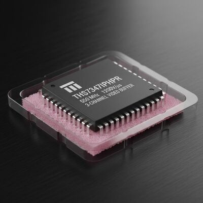 THS7347IPHPR 3-চ্যানেল ভিডিও বাফার আইসি 550 MHz ব্যান্ডউইথ এবং 1200V/μs Slew রেট সহ HTQFP48 প্যাকেজে