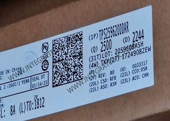 TPS259620DDAR ইন্টিগ্রেটেড সার্কিট চিপ eFuse IC 2A বর্তমান সীমা প্রশস্ত ইনপুট ভোল্টেজ ব্যাপ্তি 2.7V থেকে 19V এবং ওভারভোল্টেজ সুরক্ষা