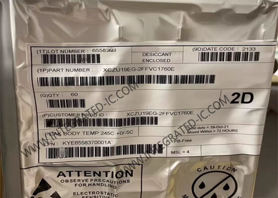 XCZU19EG-2FFVC1760E ফিল্ড প্রোগ্রামযোগ্য গেট অ্যারে FPGA 256KB RAM 10-বিট 200KSPS ADC এবং 6.0Gb / s ডেটা রেট সহ