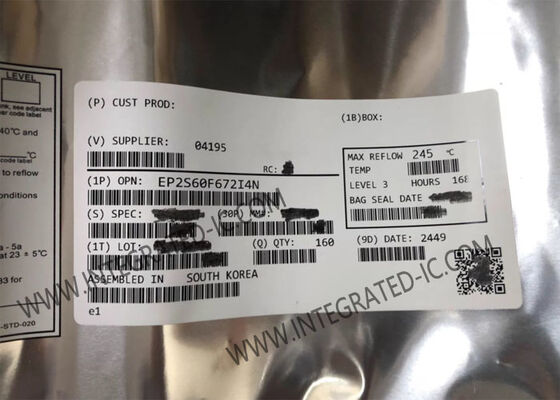 EP2S60F672I4N ফিল্ড প্রোগ্রামযোগ্য গেট অ্যারে 60440 লজিক এলিমেন্ট 492 I / O এবং 1.2V 90-nm প্রক্রিয়া Stratix II FPGA সহ