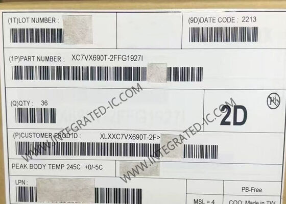 XC7VX690T-2FFG1927I ভার্টেক্স -7 FPGA 640MHz ফিল্ড প্রোগ্রামযোগ্য গেট অ্যারে FCBGA-1927