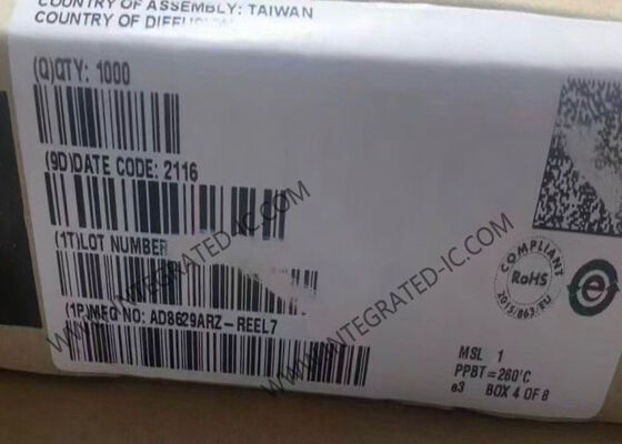 AD8629ARZ ইন্টিগ্রেটেড সার্কিট চিপ 2.5MHz জিরো-ড্রিফট অপারেশনাল এম্প্লিফায়ার রেল-টু-রেল ইনপুট এবং লো বিয়াস বর্তমানের সাথে