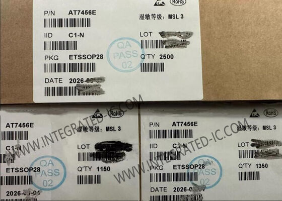 AT7456E Integrated Circuit Chip Single-Channel Monochrome On-Screen Display Generator with Integrated EEPROM in TSSOP-28 Package