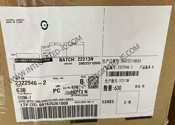 ২৩২২৯৪৬-২ কানেক্টর ৬POS অটোমোটিভ হেডার ৯০ ডিগ্রি হেডার ওয়্যার-টু-বোর্ড কানেক্টর