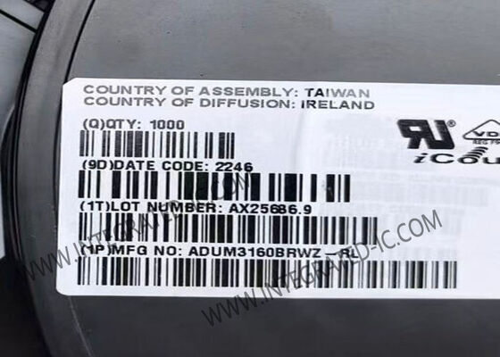 ADUM3160BRWZ ইন্টিগ্রেটেড সার্কিট চিপ 2500Vrms 1-চ্যানেল ইউএসবি ডিজিটাল আইসোলেটর SOIC-16