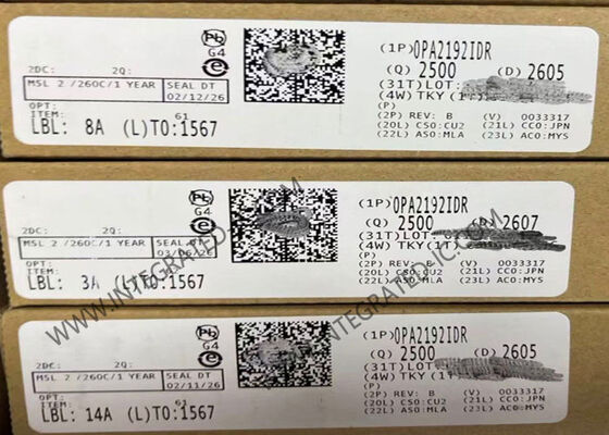 OPA2192IDR ইন্টিগ্রেটেড সার্কিট চিপ ৩৬V প্রিসিশন লো ইনপুট বায়াস কারেন্ট অপারেশনাল অ্যামপ্লিফায়ার উইথ ই-ট্রিম