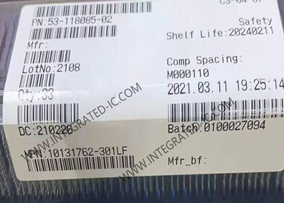 10131762-301LF সংযোগকারী উচ্চ গতির ExaMAX ব্যাকপ্লেন সংযোগকারী