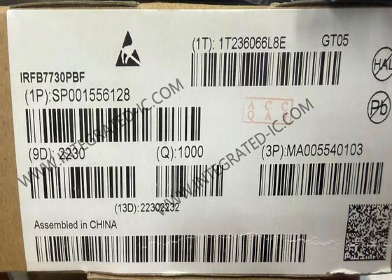 IRFB7730PBF ইন্টিগ্রেটেড সার্কিট চিপ 75V 195A StrongIRFET এন-চ্যানেল MOSFET ট্রানজিস্টর