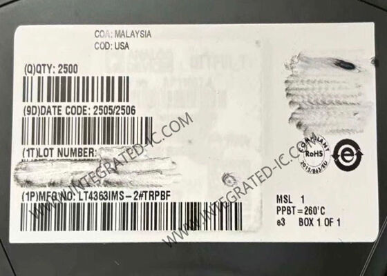 LT4363IMS-2 ইন্টিগ্রেটেড সার্কিট চিপ সার্জ স্টপার MSOP-12 প্যাকেজে 4V থেকে 80V পরিসীমা এবং বর্তমান সীমা সহ