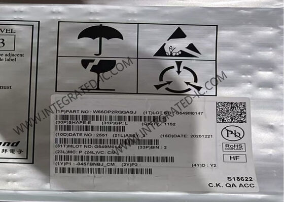 W66DP2RQQAGJ মেমোরি আইসি চিপ 8Gbit LPDDR4X SDRAM 1.866 গিগাহার্টজ ক্লক ফ্রিকোয়েন্সি এবং 256M x 32 সংগঠনের সাথে