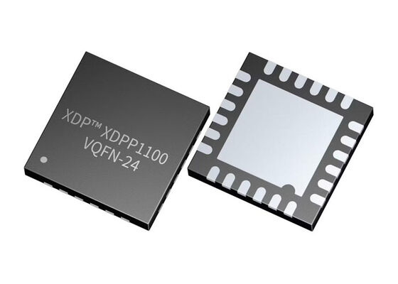XDPP1100-Q024 ইন্টিগ্রেটেড সার্কিট চিপ XDP™ ডিজিটাল পাওয়ার কন্ট্রোলার 2 MHz PWM ফ্রিকোয়েন্সি 3.3 V সাপ্লাই ভোল্টেজ 24-পিন VQFN প্যাকেজে