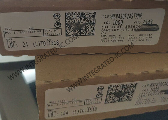 MSP430F249TPMR 16-বিট মাইক্রোকন্ট্রোলার এমসিইউ 16MHz গতি, অতি-নিম্ন শক্তি এবং 60KB ফ্ল্যাশ মেমরি সহ