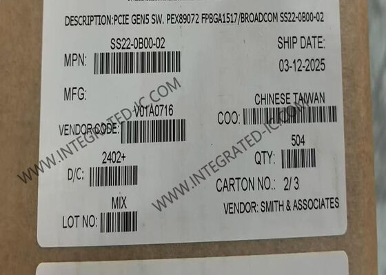 SS22-0B00-02 ইন্টিগ্রেটেড সার্কিট চিপ PCI এক্সপ্রেস সুইচ 72-লেন PCIe 5.0 সমর্থন সহ