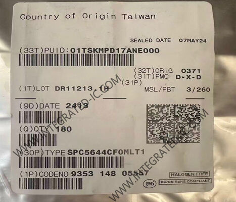 SPC5644CF0MLT1 ৩২ বিট ডুয়াল-কোর মাইক্রোকন্ট্রোলার এমসিইউ ১.৫ এমবি প্রোগ্রাম মেমোরি এবং ১৭৭ আই/ও এলকিউএফপি-২০৮ এমপিসি৫৬৪এক্সবি-সি এমসিইউ সহ