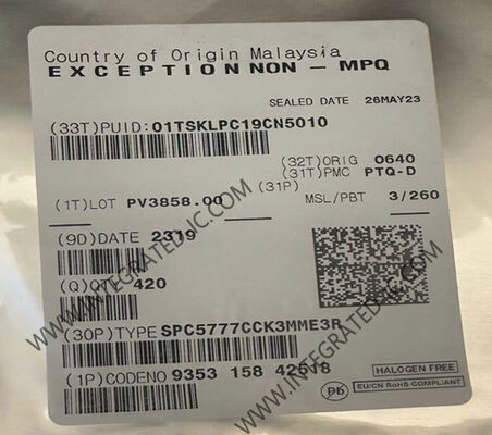 SPC5777CCK3MME3R 264MHz 32-বিট ট্রাই-কোর অটোমোটিভ-গ্রেড মাইক্রোকন্ট্রোলার MCU BGA-416