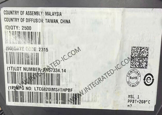 LTC6820IMS ইন্টিগ্রেটেড সার্কিট চিপ, 1Mbps ডেটা রেট সহ দ্বি-মুখী SPI কমিউনিকেশন এবং গ্যালভানিক আইসোলেশনের জন্য