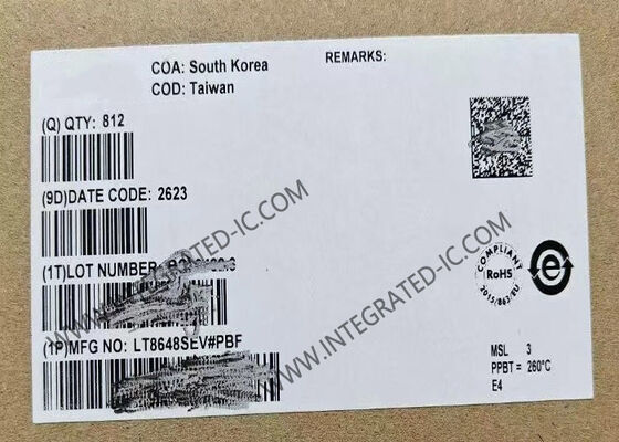 LT8648SEV 42V সিনক্রোনাস স্টেপ ডাউন সাইলেন্ট সুইচার ইন্টিগ্রেটেড সার্কিট চিপ