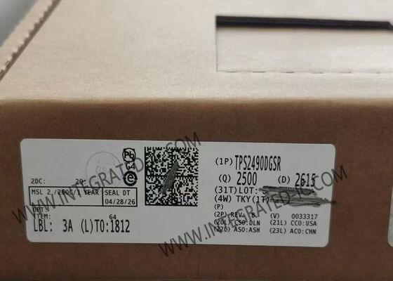 TPS2490DGSR হট সোয়াপ কন্ট্রোলার ইন্টিগ্রেটেড সার্কিট চিপ 9V থেকে 80V পাওয়ার লিমিটিং এবং ল্যাচ অফ সহ