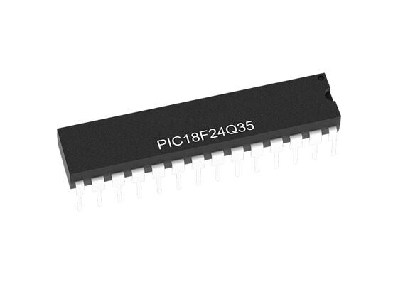 PIC18F24Q35-I/SP মাইক্রোকন্ট্রোলার MCU 8-বিট 64MHz 1.8V থেকে 5.5V MCU ইন্ডাস্ট্রিয়াল এমবেডেড কন্ট্রোল সিস্টেমের জন্য