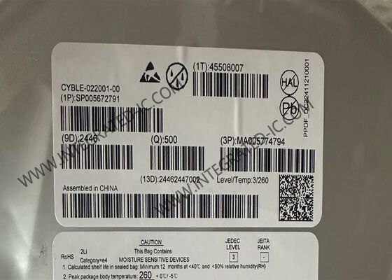 ওয়্যারলেস কমিউনিকেশন মডিউল CYBLE-022001-00 BT PRoC মডিউল ২.৪GHz ট্রান্সসিভার মডিউল