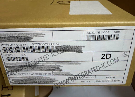 XC7Z030-2FFG676I Zynq-7000 সিস্টেম অন চিপ আইসি-এর জন্য ১২৫K লজিক সেল এবং ৭৬৬MHz ক্লক ফ্রিকোয়েন্সি সহ ফিল্ড প্রোগ্রামেবল গেট অ্যারে