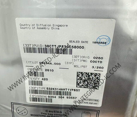 মাইক্রোকন্ট্রোলার MCU S32K314NHT1VPBST অটোমোটিভ 160MHz 4MB ফ্ল্যাশ 32 বিট MCU QFP172
