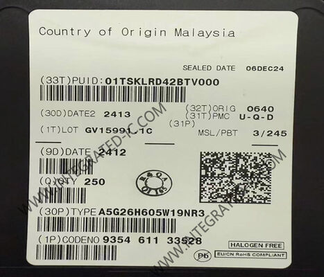 A5G26H605W19NR3 ইন্টিগ্রেটেড সার্কিট চিপ এন-চ্যানেল এনহ্যান্সমেন্ট MOSFET ট্রানজিস্টর 85 W 2496 থেকে 2690 MHz এর জন্য উচ্চ টার্মিনাল ইম্পিডেন্স সহ