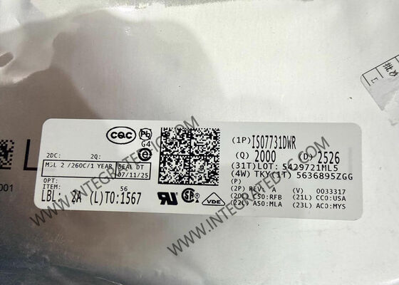 ISO7731DWR ইন্টিগ্রেটেড সার্কিট চিপ হাই-স্পিড রিইনফোর্সড ডিজিটাল আইসোলেটর